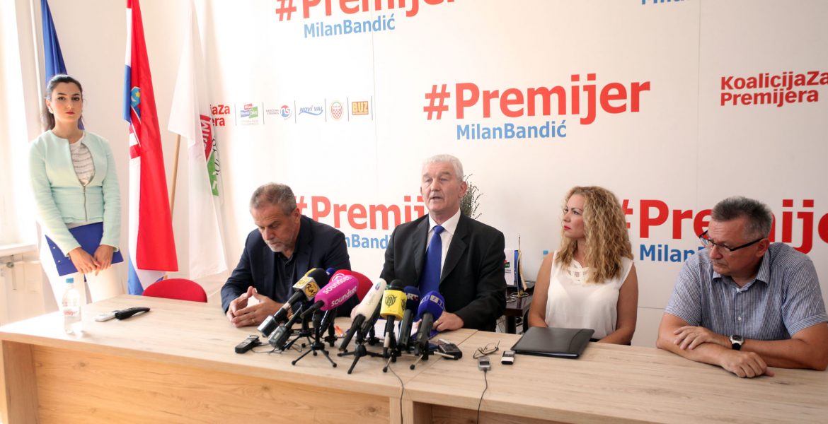 MILAN BANDIĆ: SDP glumata demokraciju, HDZ domoljublje - mi podižemo mirovine za 5 do 20 posto