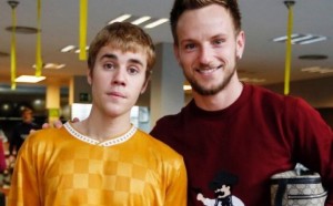 Ivan Rakitić i Justin Bieber (Foto: Facebook)