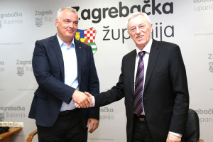 župan Zagrebačke županije Stjepan Kožić i gradonačelnik Grada Ivanić-Grada Javor Bojan Leš  