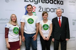 Mladi poljoprivrednici sa županom Stjepanom Kožićem