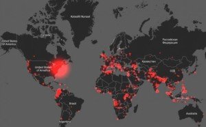 karta terorizma, svijet, terorizam