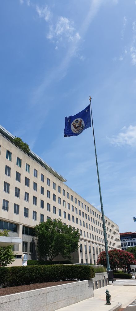 Znamenita Harry S. Truman zgrada u Washingtonu, sjedište U.S. Department of Homeland Security“